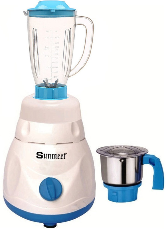 Sunmeet ABS Body MGJ-WFJ16-35 600 W Mixer Grinder(Multicolor, 2 Jars)