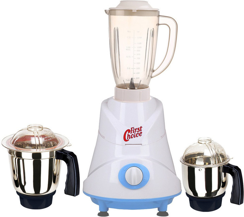 Firstchoice ABS Body MGJ-WFJ16-22 600 W Mixer Grinder(Multicolor, 3 Jars)