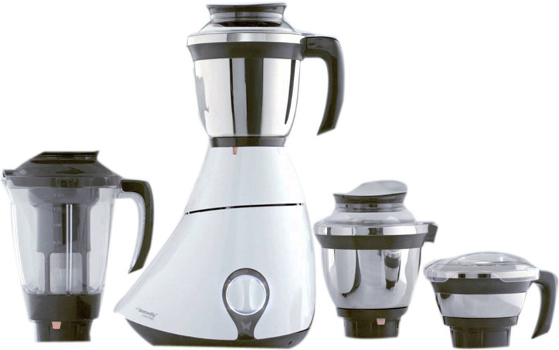 Butterfly Matchless 750 W Juicer Mixer Grinder(White, 4 Jars)