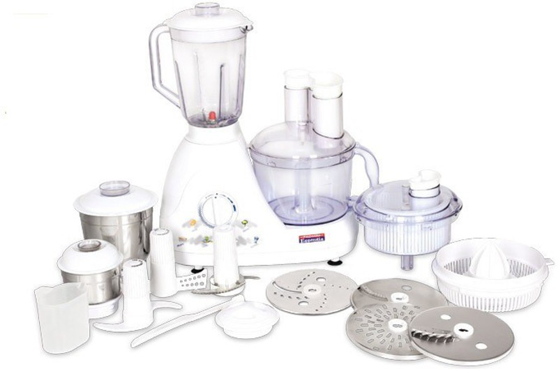 Padmini Mega Pro 600 W Juicer Mixer Grinder(White, 4 Jars)