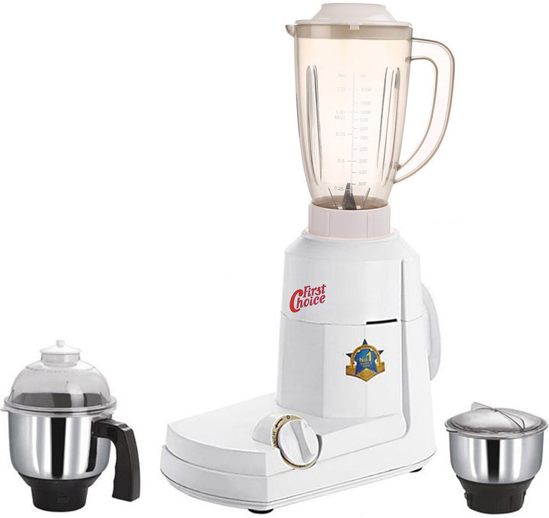 Firstchoice ABS Body MGJ-WFJ16-125 1000 W Mixer Grinder(Multicolor, 3 Jars)