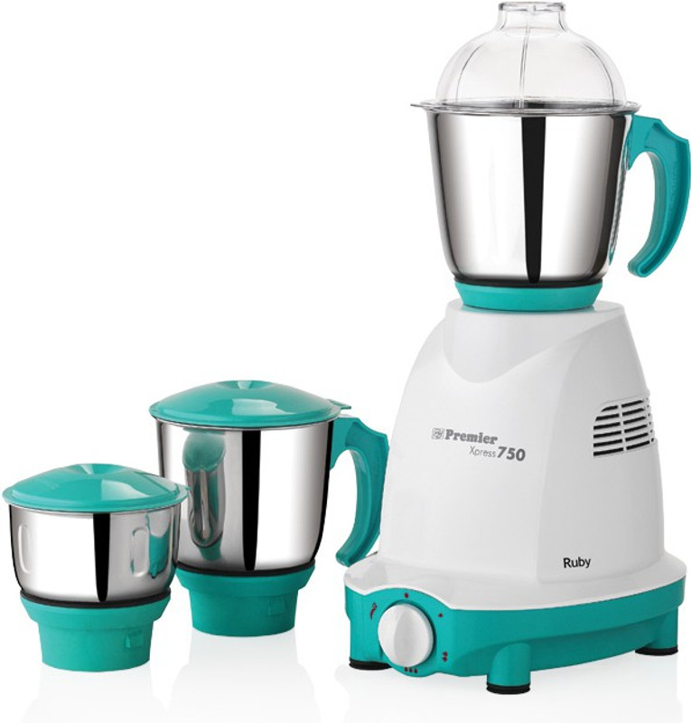 Premier KM 510 Xpress Ruby 750 W Mixer Grinder(Green, 3 Jars)