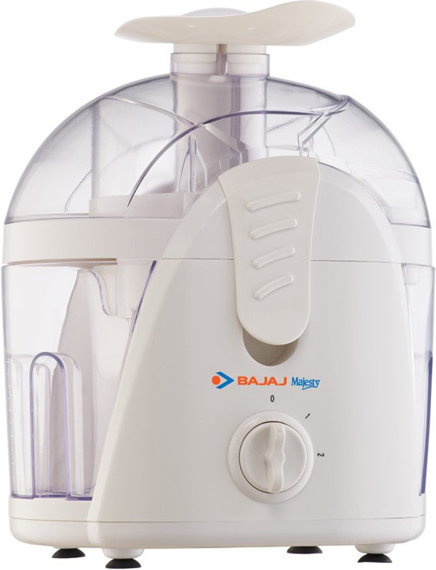 Bajaj Majesty JEX6 400 W Juicer(White, 1 Jar)