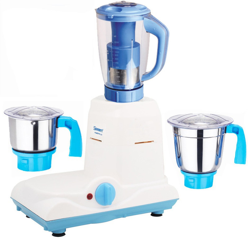 Sunmeet New_MGJ-61 Latest Jar attachments of chutney medium & juicer jarType-765 750 W Juicer Mixer Grinder(Multicolor, 3 Jars)