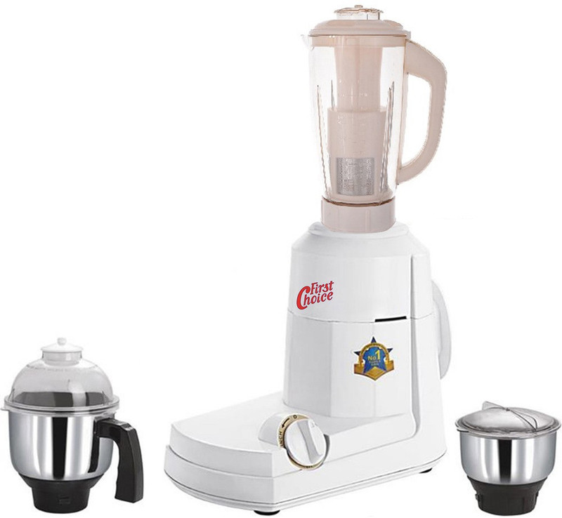 First Choice New_MGJ-29 Latest Jar attachments of chutney medium & juicer jarType-513 600 W Juicer Mixer Grinder(Multicolor, 3 Jars)