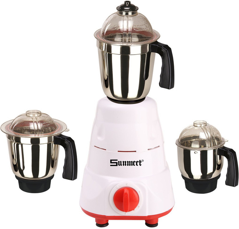 Sunmeet NEW-MG16 64 SM-MG16 64 750 W Mixer Grinder(Red, 3 Jars)