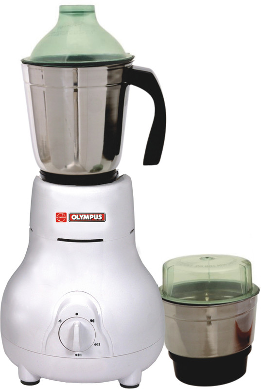 Olympus Mix o Matic 400 W Mixer Grinder(White, 2 Jars)