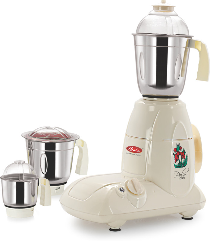 Bala BALAPOLO_New Polo 550 W Mixer Grinder(Off White, 3 Jars)