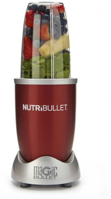 Magic Bullet NBR-1212R NutriBullet Nutrition Extraction 600 W Mixer Grinder(Red, 3 Jars)