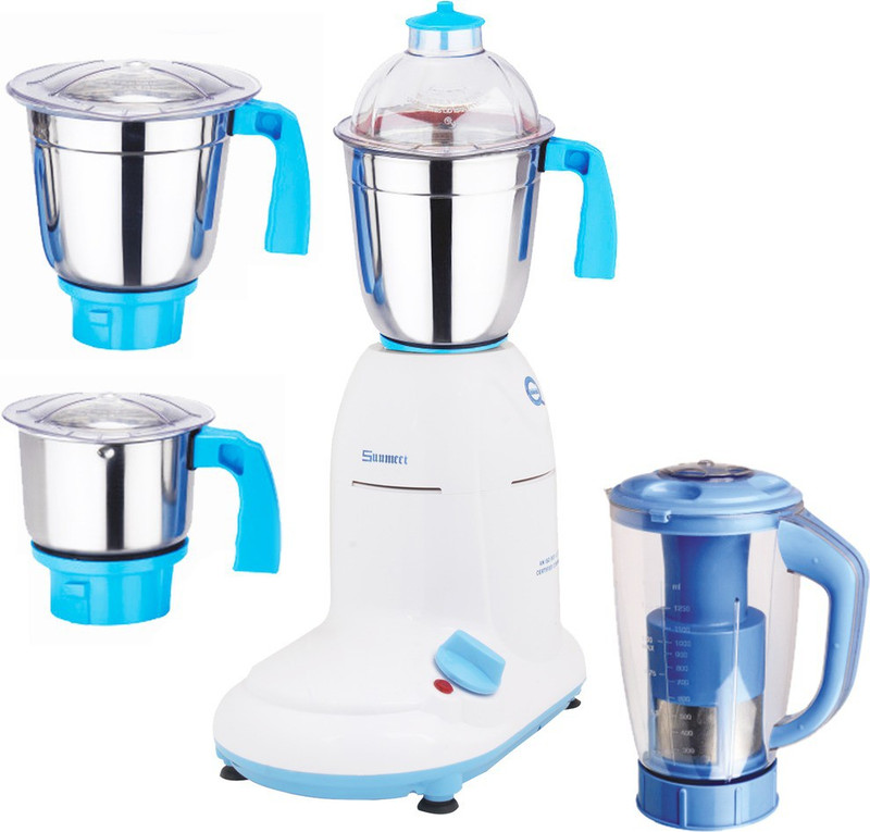 Sunmeet NEW-MG16 120 SM-MG16 120 1000 W Mixer Grinder(White, 4 Jars)
