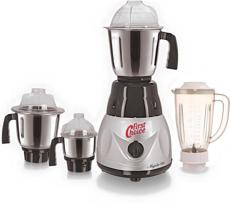 Firstchoice ABS Body MG16-WFJ81 750 W Juicer Mixer Grinder(Multicolor, 4 Jars)