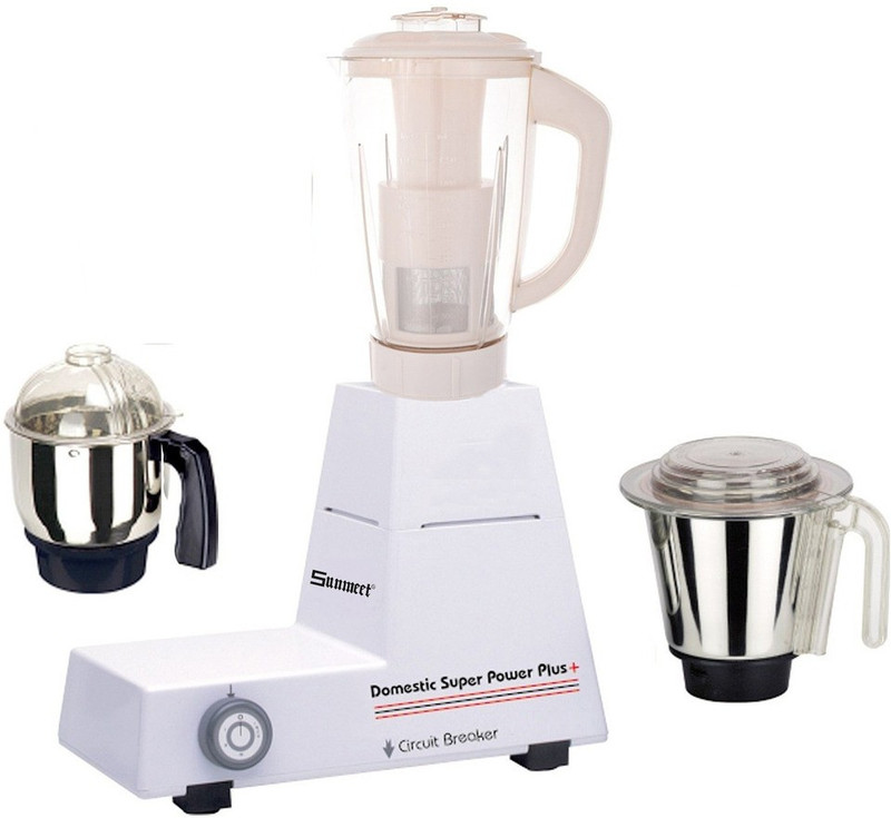 Sunmeet New_MGJ-98 Latest Jar attachments of chutney medium & juicer jarType-784 750 W Juicer Mixer Grinder(Multicolor, 3 Jars)