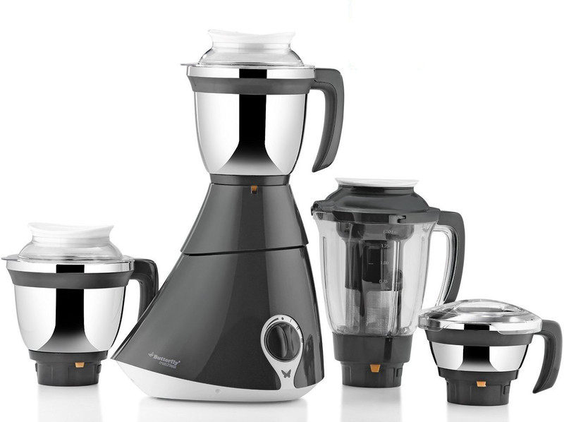 Butterfly GR 110 Volts Matchless 230-240 V 750 W Mixer Grinder(Grey, 4 Jars)