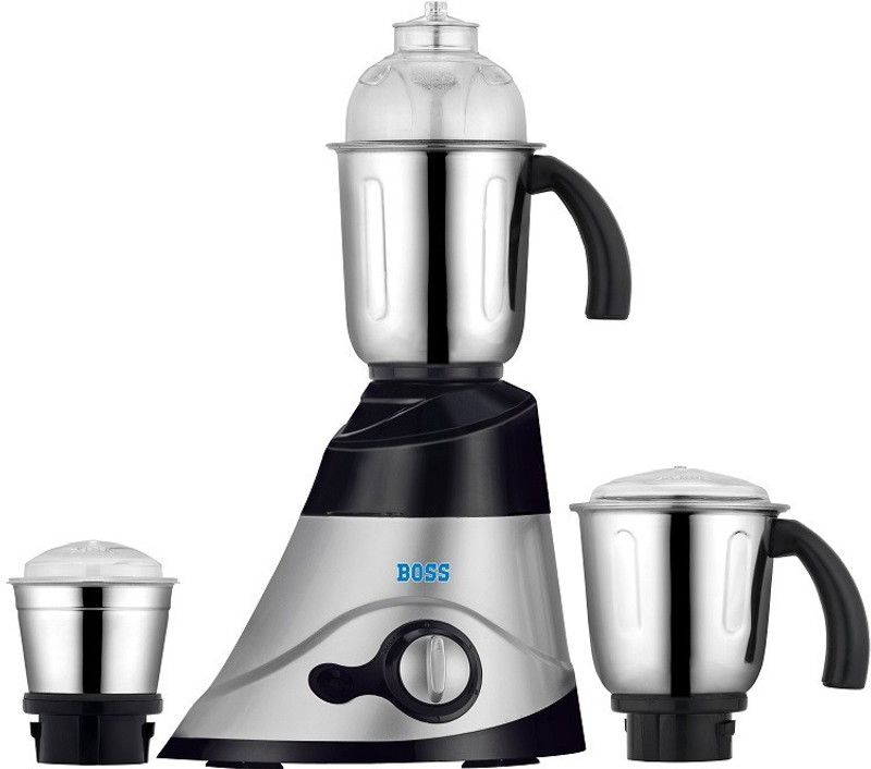 Boss Fortune 750 W Mixer Grinder(Silver-Black, 3 Jars) Boss Fortune 750 W Mixer Grinder(Silver-Black, 3 Jars)