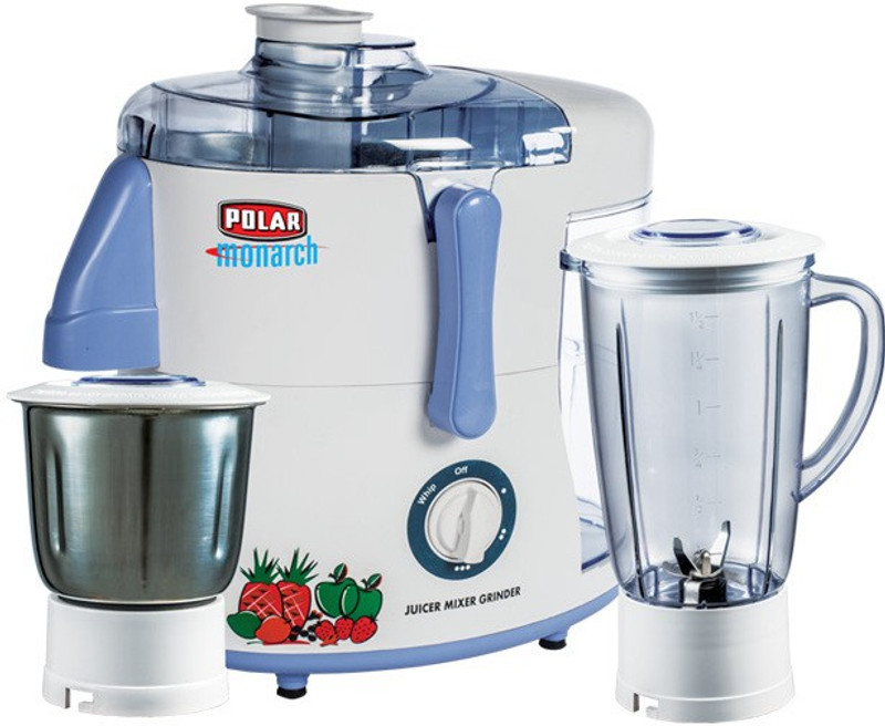 Polar JMG 2 GRINDER JMG2500 500 W Juicer Mixer Grinder(Multicolor, 2 Jars)