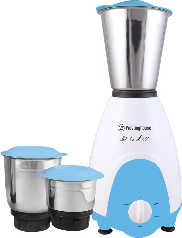Westinghouse MU50GB3A-DR 500 W Mixer Grinder(White, Blue, 3 Jars)