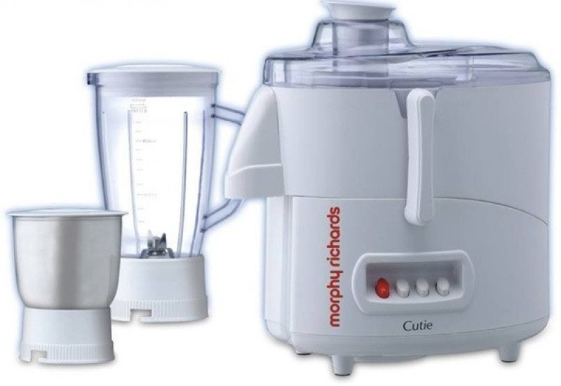 Morphy Richards Cutie 500 W Juicer Mixer Grinder(White, 2 Jars)