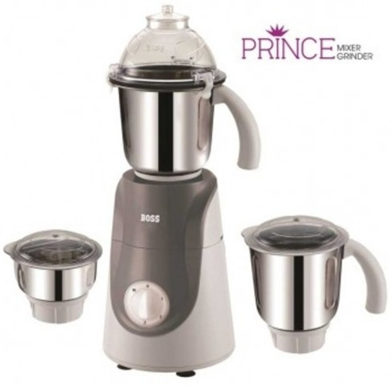 Boss b230 prince 750 W Mixer Grinder(Grey, 3 Jars) Boss b230 prince 750 W Mixer Grinder(Grey, 3 Jars)