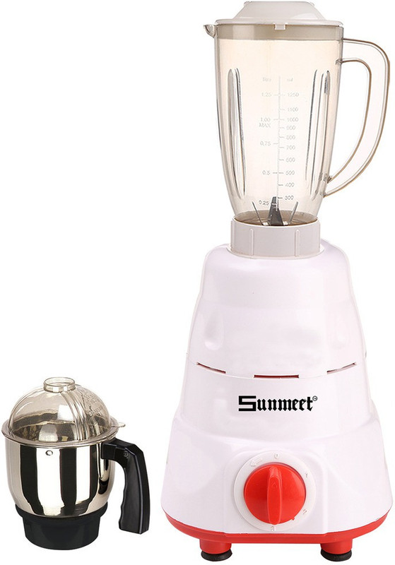 Sunmeet ABS Body MGJ-WFJ16-65 750 W Mixer Grinder(Multicolor, 2 Jars)