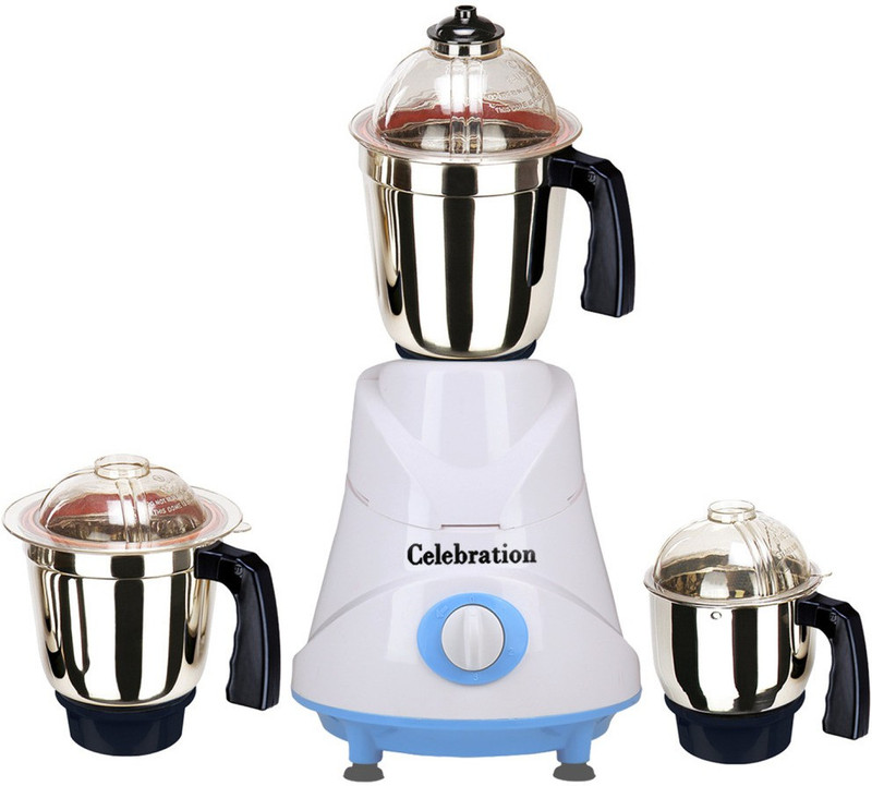 Celebration MG16 21 Celeb 600 ButlerBlackJars 600 W Mixer Grinder(Black, 3 Jars)