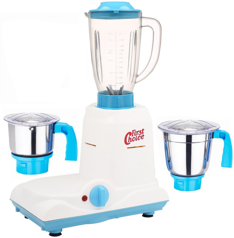 First Choice ABS Body MGJ-WFJ16-14 600 W Mixer Grinder(Multicolor, 3 Jars)