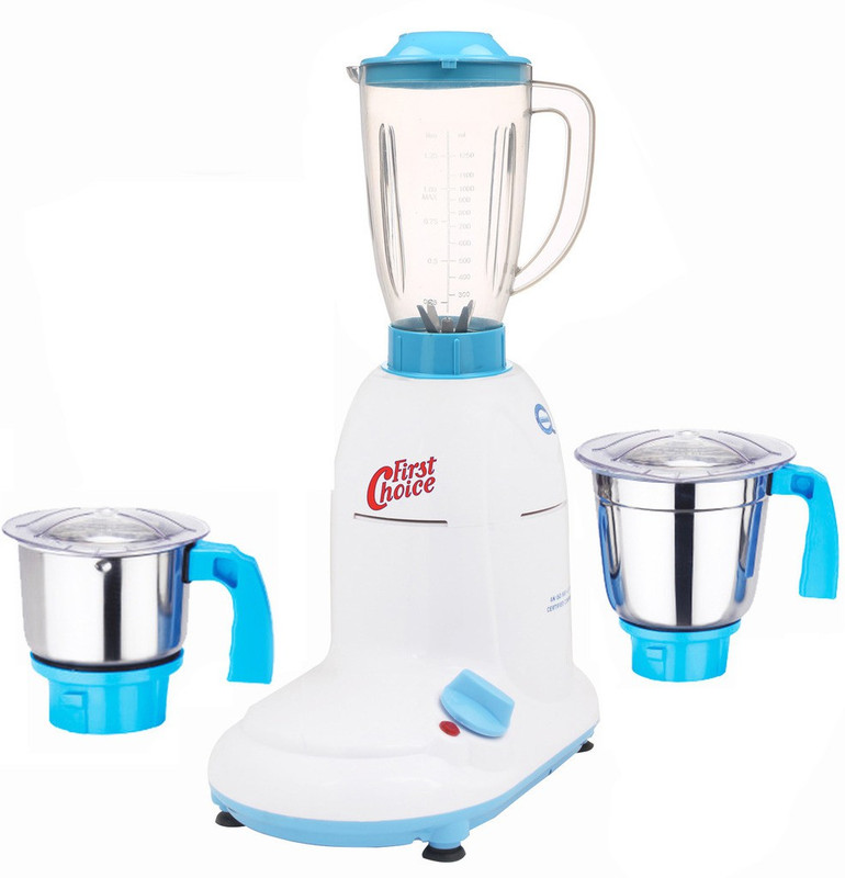 Firstchoice ABS Body MGJ-WFJ16-27 600 W Mixer Grinder(Multicolor, 3 Jars)