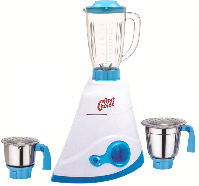 Firstchoice ABS Body MGJ-WFJ16-31 600 W Mixer Grinder(Multicolor, 3 Jars)