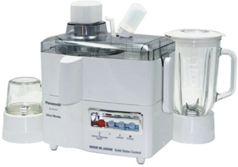 Panasonic PA-MJ-M176 270 W Juicer Mixer Grinder(White, 2 Jars)