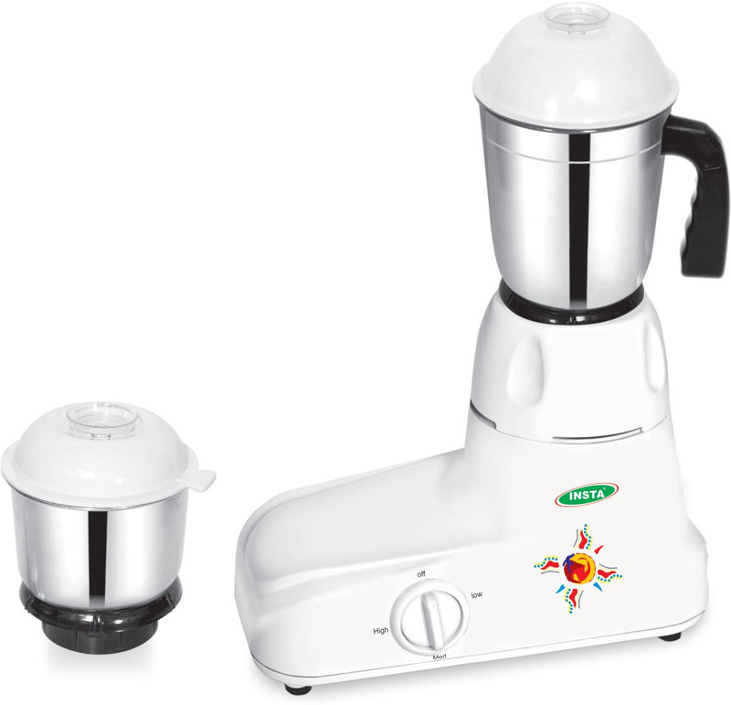 Insta 2 Jar Jet 400 W Mixer Grinder(Multicolor, 2 Jars)