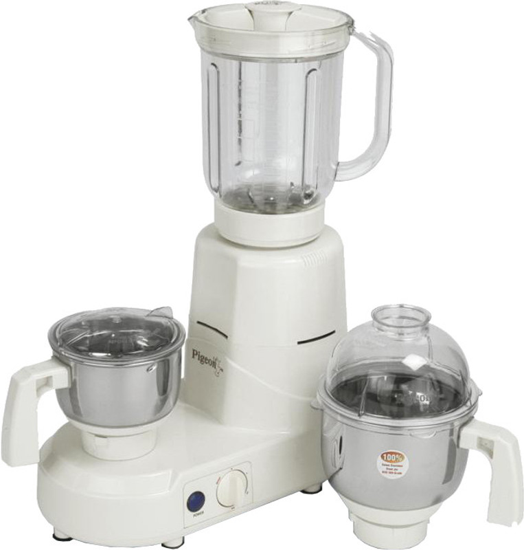 Pigeon Kitchen Mate Plus 750 W Mixer Grinder(3 Jars) Pigeon Kitchen Mate Plus 750 W Mixer Grinder(3 Jars)