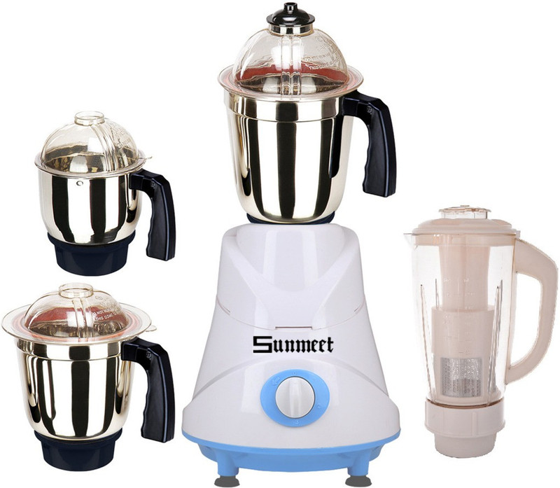 Sunmeet MG16 67 SM 750 ButlerBlackJars 750 W Mixer Grinder(Black, 4 Jars)