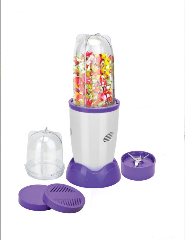 Spice Maxx BULLET 400 W Juicer Mixer Grinder(Blue, 5 Jars)