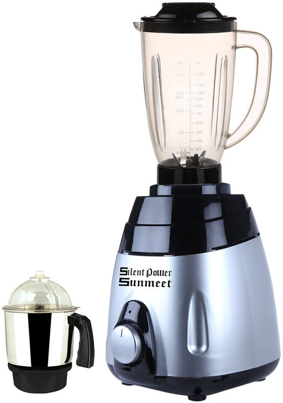 SilentPowerSunmeet MA MGJ WOF 2017-70 MA ABS Body MGJ WOF 2017-70 1000 W Juicer Mixer Grinder(Multicolor, 2 Jars)