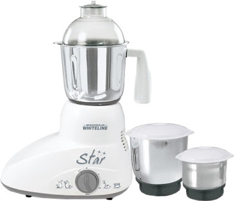 Maharaja Whiteline Star 500 W Mixer Grinder(3 Jars)