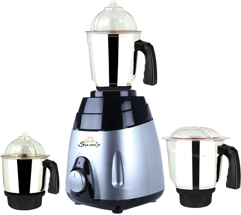 Su-mix ABS Body MGJ 2017-18 750 W Mixer Grinder(Multicolor, 3 Jars) Su-mix ABS Body MGJ 2017-18 750 W Mixer Grinder(Multicolor, 3 Jars)