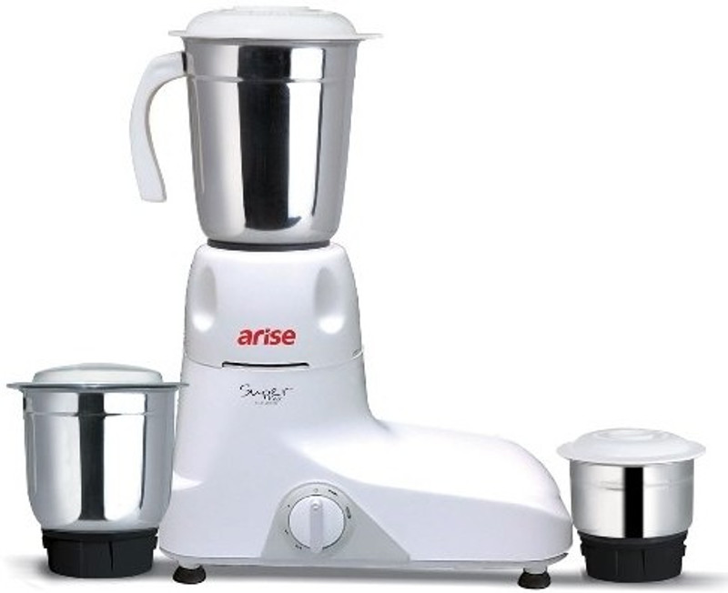 Arise Super Max 550 W Mixer Grinder(White, 3 Jars)