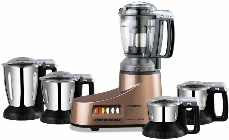 Panasonic MX-AC555 (BRONZE) 550 W Juicer Mixer Grinder(BRONZE, 5 Jars)