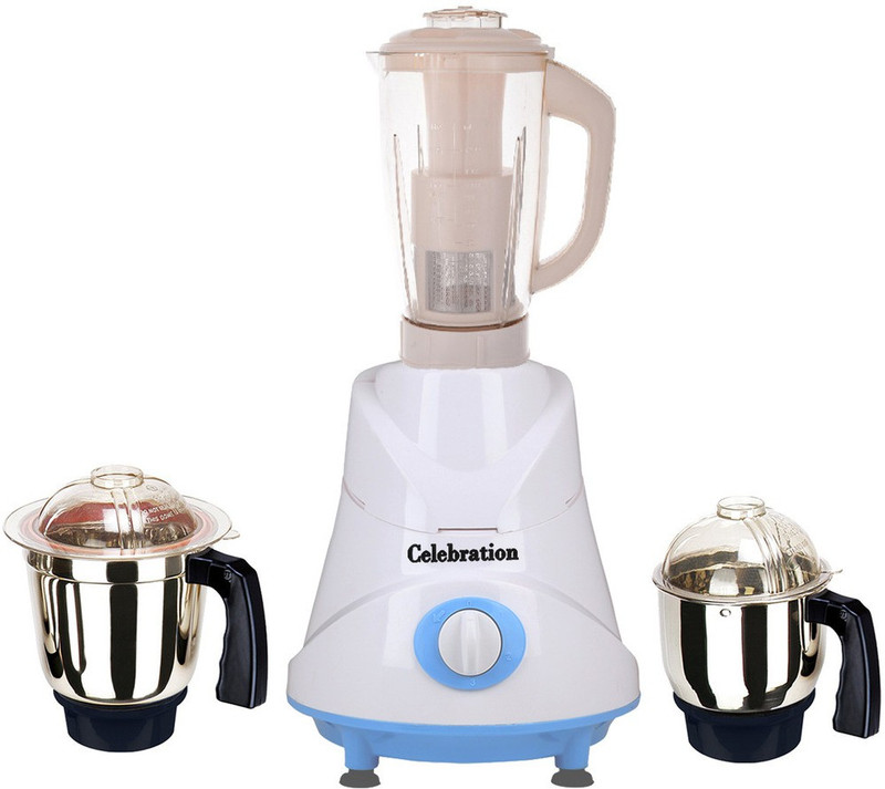 Celebration New_MGJ-69 Latest Jar attachments of chutney medium & juicer jarType-458 750 W Juicer Mixer Grinder(Multicolor, 3 Jars)