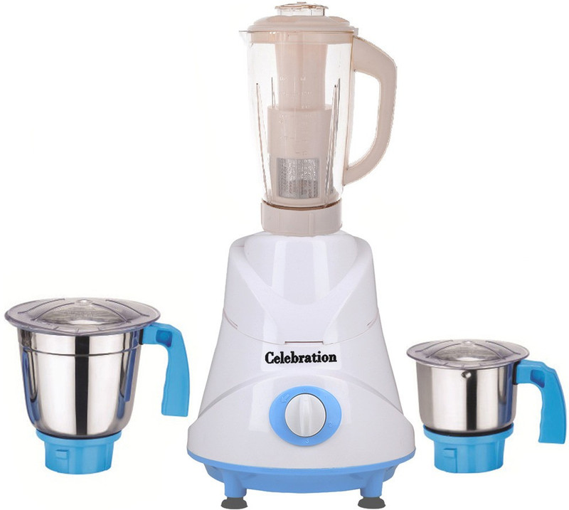 Celebration New_MGJ-24 Latest Jar attachments of chutney medium & juicer jarType-436 600 W Juicer Mixer Grinder(Multicolor, 3 Jars)