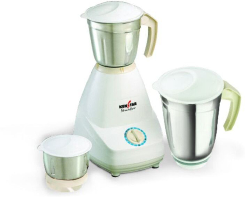 Kenstar Senator 500 W Mixer Grinder(White, 3 Jars)