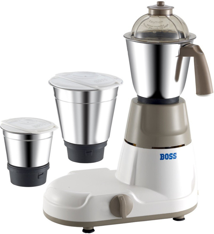 Boss B227 Elite 500 W Mixer Grinder(Beige, 3 Jars) Boss B227 Elite 500 W Mixer Grinder(Beige, 3 Jars)