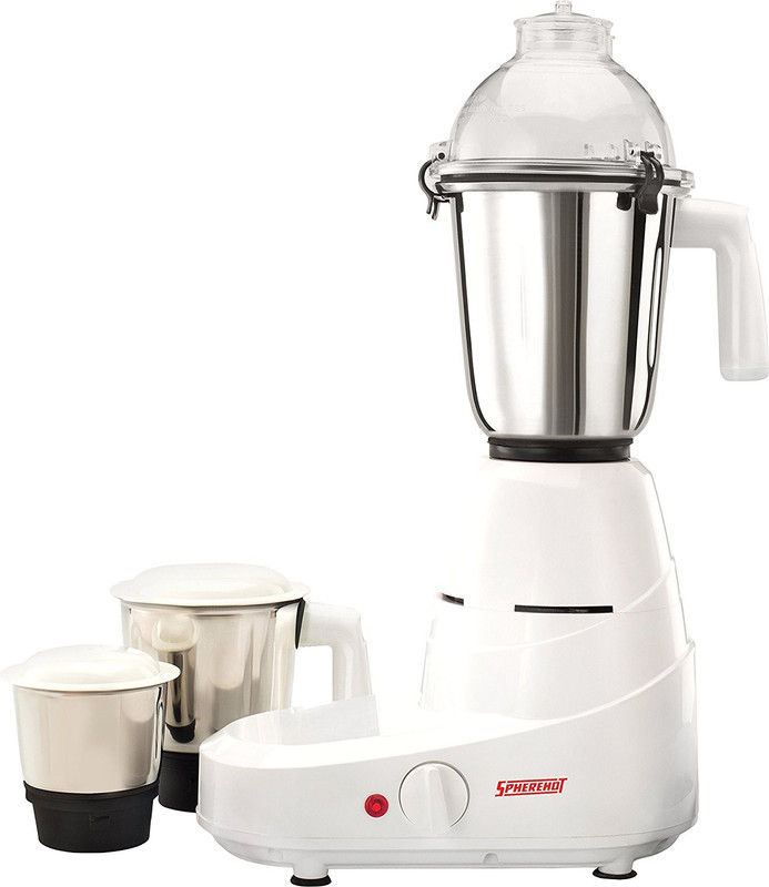 Spherehot MXL01 550 W Mixer Grinder(White, 3 Jars) Spherehot MXL01 550 W Mixer Grinder(White, 3 Jars)