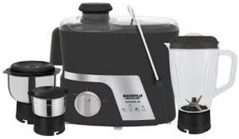Maharaja Whiteline EASY LOCK EASYLOCK DLX (JX-105) 550 W Juicer Mixer Grinder(Multicolor, 3 Jars)