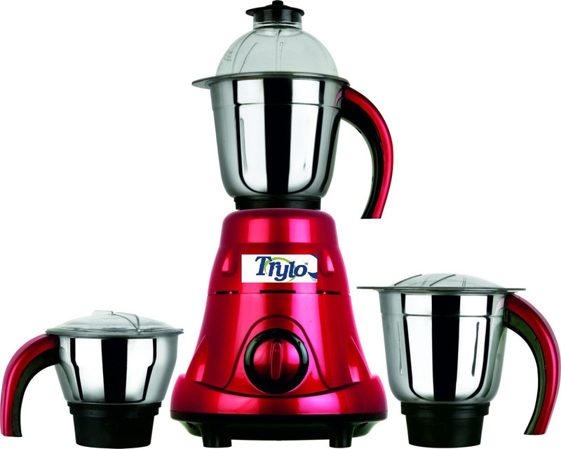 Trylo TRY006 Red Rose Metallic Red 550 W Mixer Grinder(Metallic Red, 3 Jars) Trylo TRY006 Red Rose Metallic Red 550 W Mixer Grinder(Metallic Red, 3 Jars)