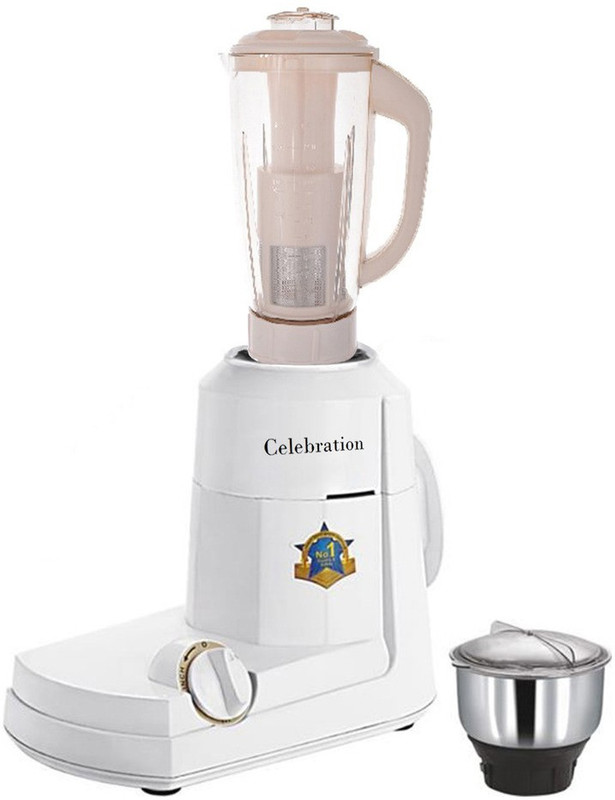 Celebration New_MGJ-29 Latest Jar attachments of chutney & juicer jarType-43 600 W Juicer Mixer Grinder(Multicolor, 2 Jars)