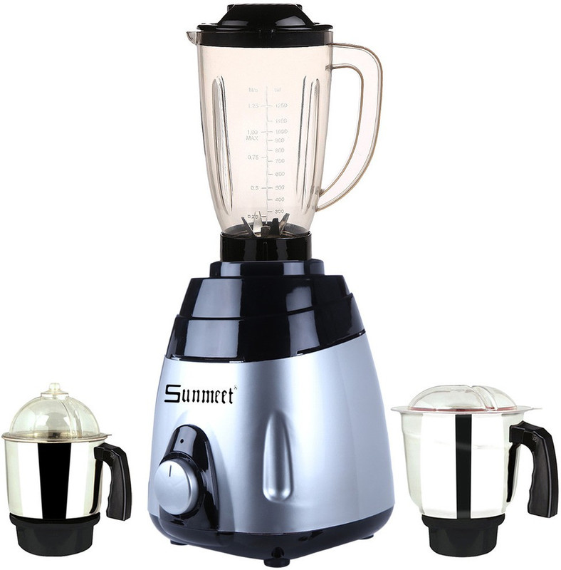 Sunmeet MA MGJ WOF 2017-16 MA ABS Body MGJ WOF 2017-16 600 W Juicer Mixer Grinder(Multicolor, 3 Jars)