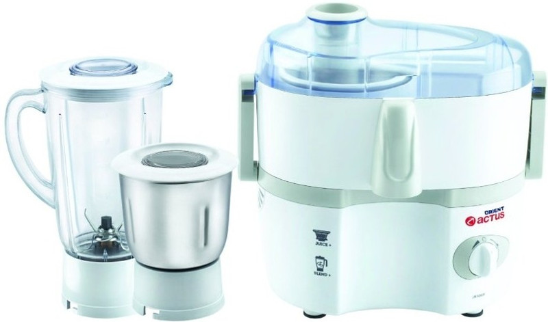 Orient Actus JM5003F 2-Jar 450 W Juicer Mixer Grinder(White, 2 Jars)