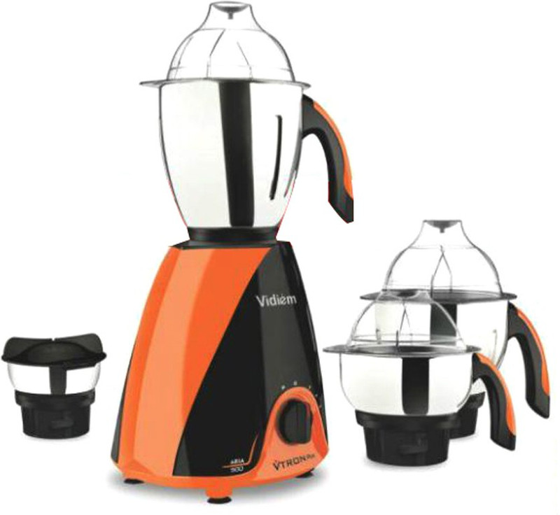 Vidiem VP VTRON Plus 900 W Juicer Mixer Grinder(Orange &Black, 4 Jars) Vidiem VP VTRON Plus 900 W Juicer Mixer Grinder(Orange &Black, 4 Jars)
