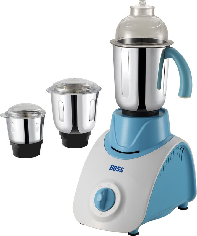 Boss B229 Galaxy 600 W Mixer Grinder(Blue, 3 Jars) Boss B229 Galaxy 600 W Mixer Grinder(Blue, 3 Jars)
