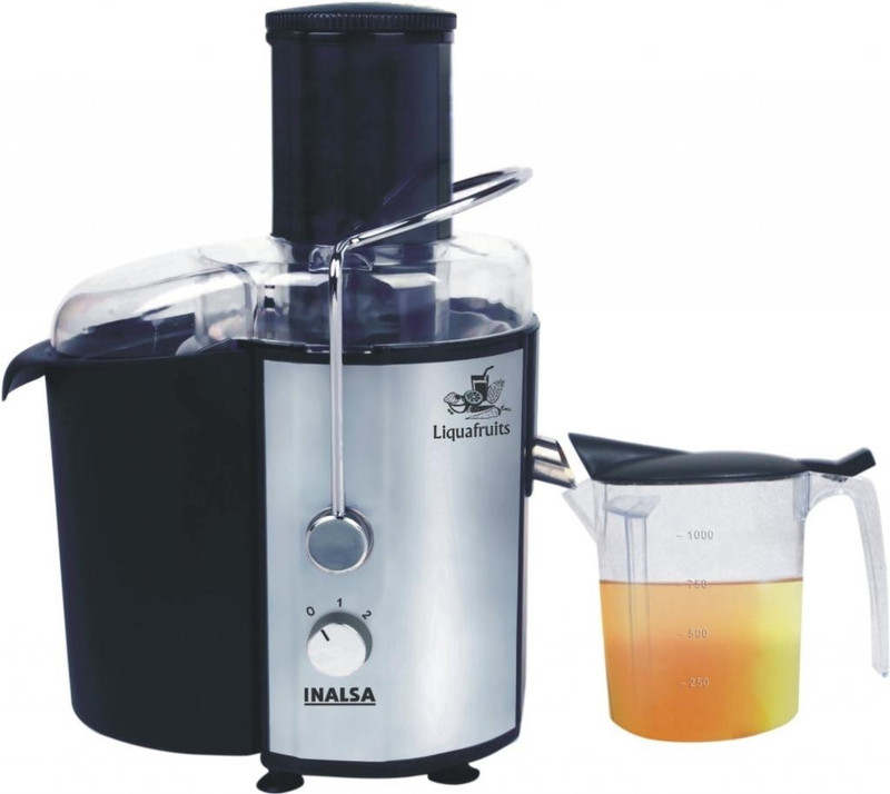 Inalsa Liquafruits 800 W Juicer(Grey,White, 1 Jar)